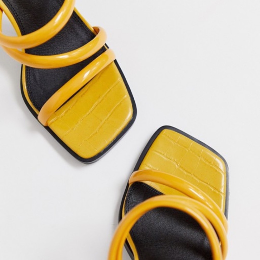 ASOS DESIGN National padded heeled sandals